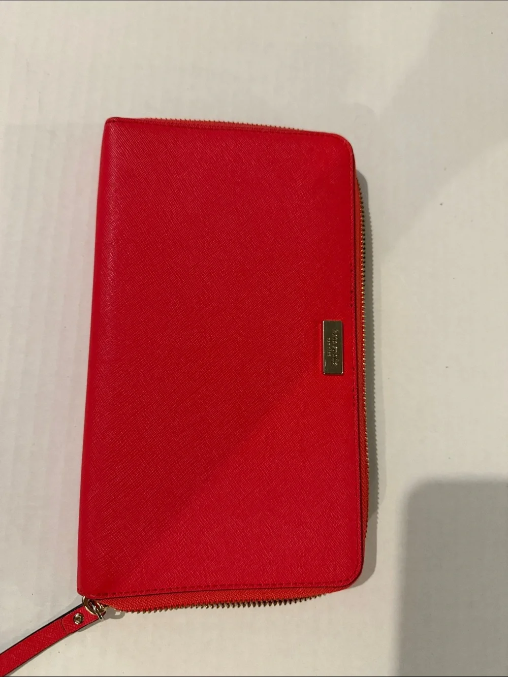 kate spade Bright Red Zip Tablet Case with Gold Hardware